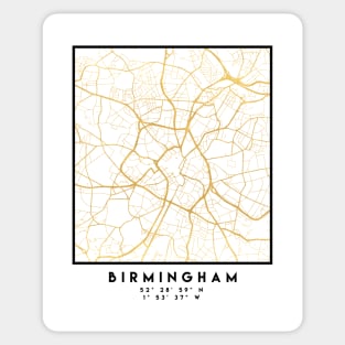 BIRMINGHAM UNITED KINGDOM CITY STREET MAP ART Sticker